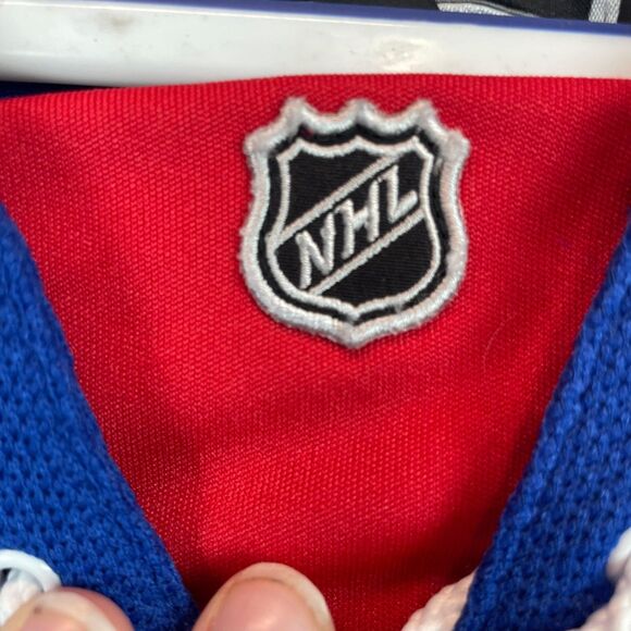 Reebok NHL Rangers Jersey Women Small Blue Lace-Up Richards #19 Licensed Casual - Picture 5 of 12